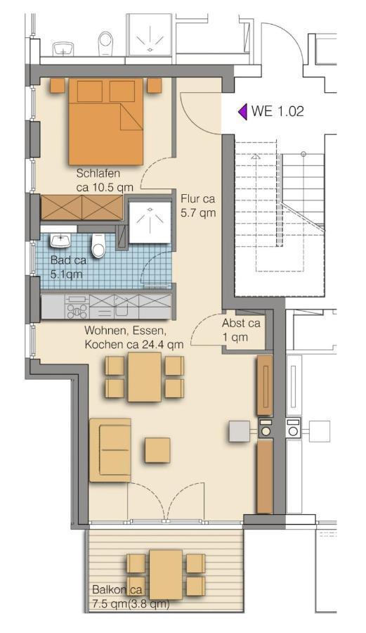 Ferienwohnung Auszeit Glowe Ngoại thất bức ảnh